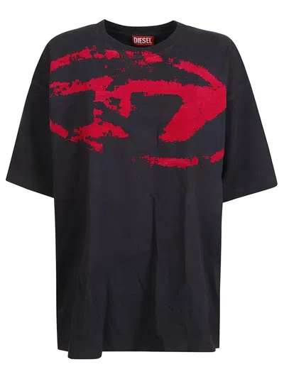 Diesel T-boxt-n14 Logo Printed T-shirt In Non Definito
