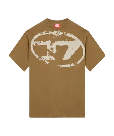 DIESEL DIESEL T-BOXT LOGO PRINTED CREWNECK T-SHIRT