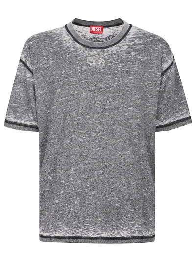 Diesel T-boxt N14 T-shirt In Gray