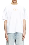 Diesel Crew Neck Short Sleeves T-shirt In White