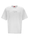 Diesel Crew Neck Short Sleeves T-shirt In White