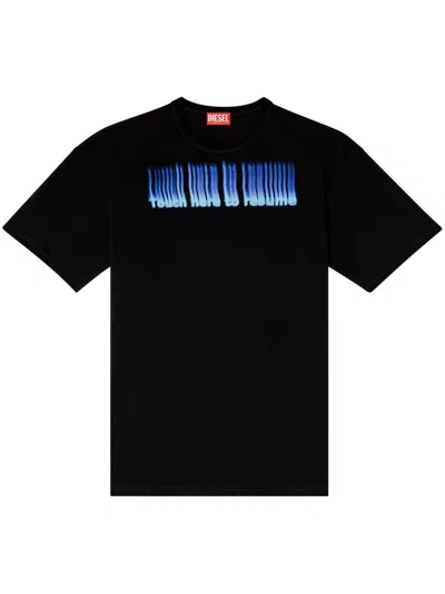 Diesel T-boxt-r14 T-shirt In Black