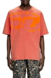 Diesel ® T-boxt-r21 Flocked Logo T-shirt