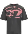 Diesel T-boxt T-shirt With Distressed Effect In Black