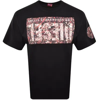 Diesel T Boxt R22 Regular Fit T Shirt Black