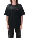 Diesel Distressed T-shirt In Black