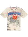 Diesel T-boxt-r9 T-shirt In Grey