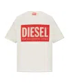 Diesel Logo T-shirt With In White