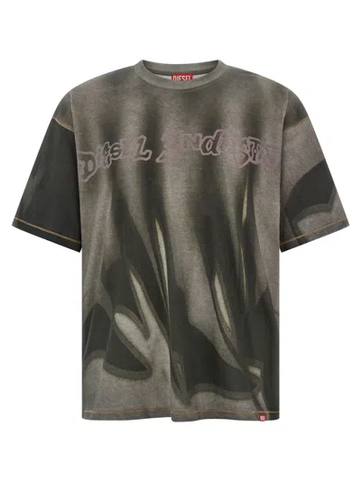 Diesel 't Boxt Show V2' T Shirt In Gray