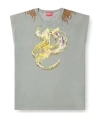 Diesel Tank Top With Tattoo Graphics In Nude