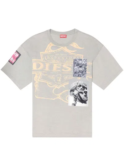 DIESEL T-BOXT-SLITS-R8 T-SHIRT