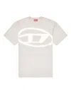 Diesel T-shirt With Bleached Oval D Logo