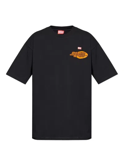 Diesel T-boxt T-shirt In Black