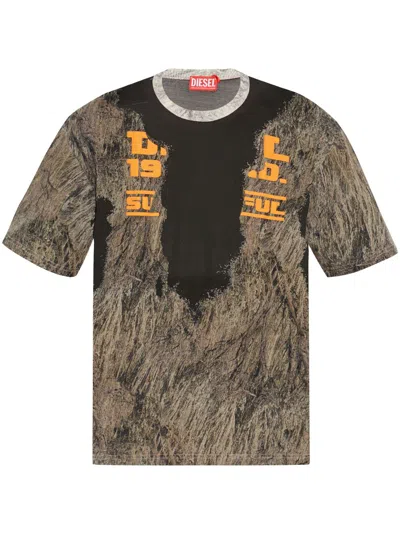 Diesel T-boxt T-shirt In 9xxa