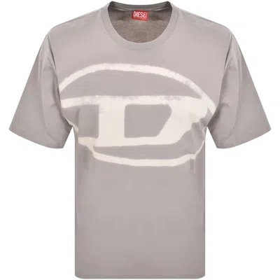 DIESEL DIESEL T BOXT T SHIRT GREY