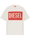 Diesel Logo T-shirt With In White