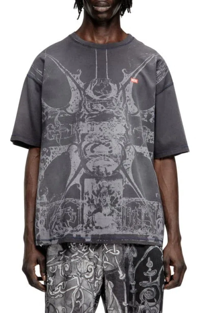 DIESEL DIESEL® T-BOXT-T13 BLEACH PRINT T-SHIRT