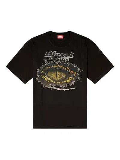 Diesel T-boxt-t25 T-shirt In Black