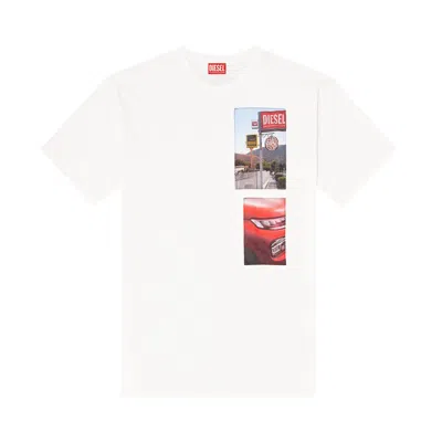 Pre-owned Diesel T Boxt T3 Tee 'white' | Men's Size L