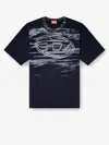 Diesel Mens 81e T-boxt-t5 Brand-print Cotton-jersey T-shirt In Blue