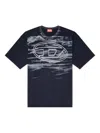 Diesel Mens 81e T-boxt-t5 Brand-print Cotton-jersey T-shirt In Blue