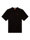 Diesel Biologic Cotton T-shirt With Frontal Oval-d Logo