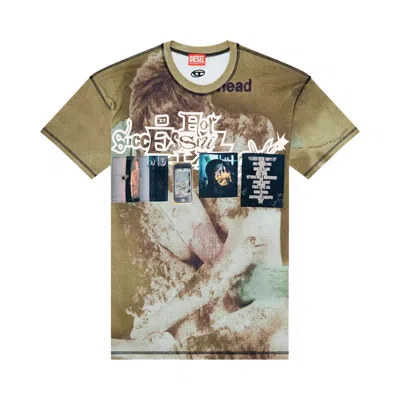 Pre-owned Diesel T-boxt-v5 T-shirt 'olive' | Green | Men's Size M