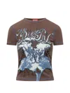 Diesel T-shirt Woman Color Brown In Brown