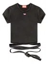 Diesel T-bunny-tail-r1 T-shirt In Brown