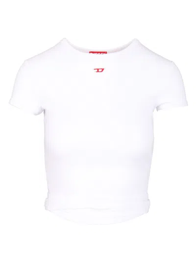 Diesel T-bunny-tail T-shirt In White