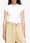 Diesel Bunny-tail T-shirt In White