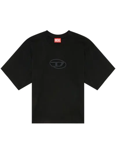 DIESEL DIESEL T BUXT CROP COTTON T SHIRT