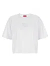 Diesel T-buxt-crop-od Cotton T-shirt