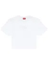 Diesel T-buxt-crop-od Cotton T-shirt In Multicolor