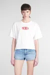Diesel T-buxt Boxy T-shirt In White