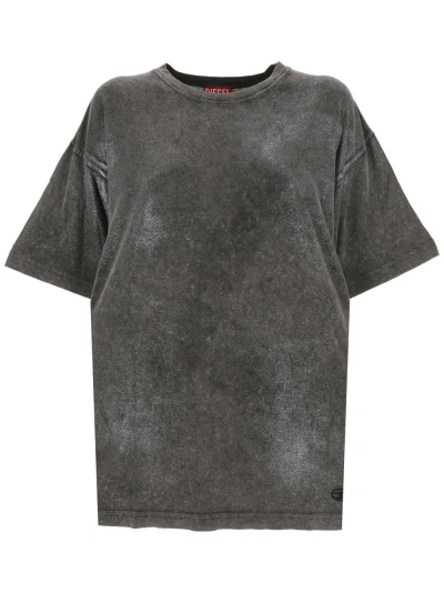Diesel T-buxt Faded Metallic T-shirt In Non Definito