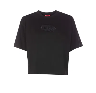 Diesel T-buxt-od Logo T-shirt In Black
