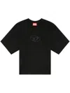 Diesel Cotton T-shirt With Frontal Oval-d Logo