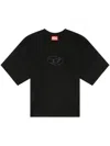 Diesel Cotton T-shirt With Frontal Oval-d Logo