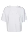 Diesel T-buxtcrop-od In White