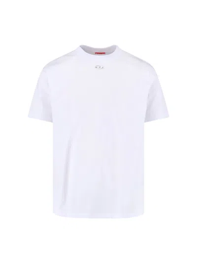 Diesel 't-diegor-d' T-shirt In White