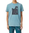 Diesel T-diegor Graphic T-shirt In Blue In Blue