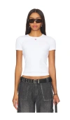 Diesel T-uncutie Stretch-cotton T-shirt In White