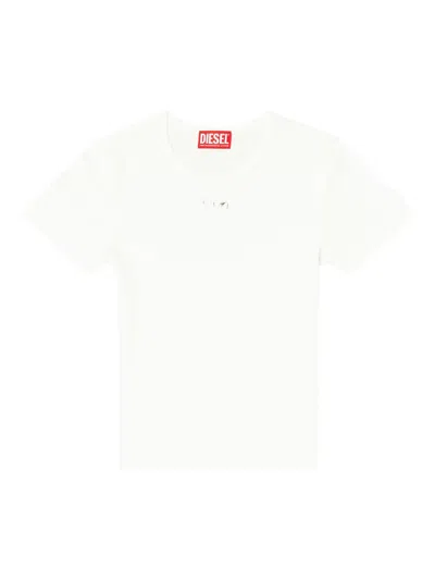 Diesel T-ele-long-od Top In White