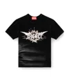 Diesel Womens 02 T-ele-p2 Graphic-print Cotton-jersey T-shirt