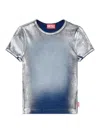 Diesel T-ele-long-q1 T-shirt In Blue