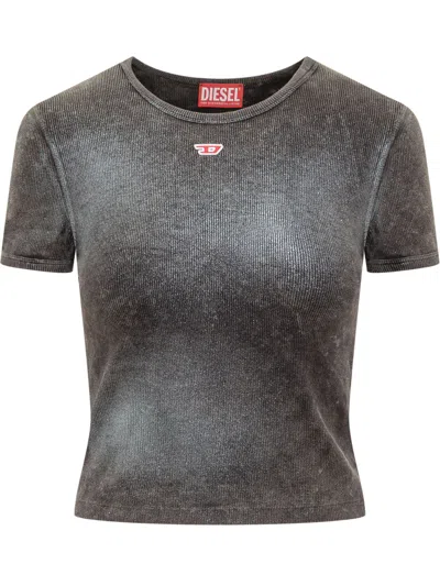 Diesel T-elen1 T-shirt In Grey