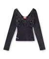 Diesel T-elin T-shirt In Black