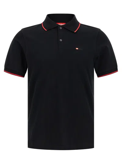 Diesel T-ferry-microdiv Polo Shirt In Green