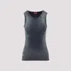 Diesel Sleeveless Ribbed Round Neck T-shirt In Blue